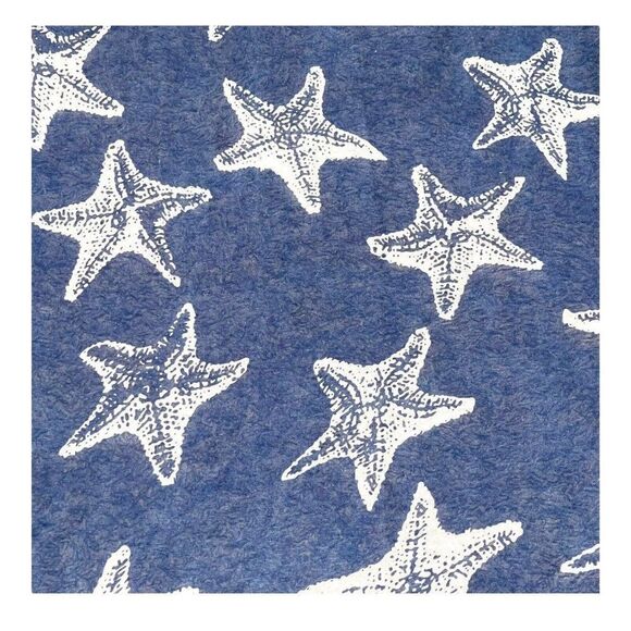 Wrap Accessories - Spring Fall Summer Scarf Light Wrap Long Shell Starfish Star Beach Sea 30x70 NEW